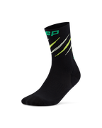 Sosete compresie medii alergare CEP Core Run Edition Claws - negru/verde