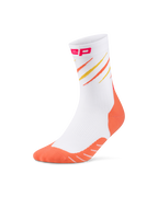 Sosete compresie medii alergare CEP Core Run Edition Claws - alb/coral