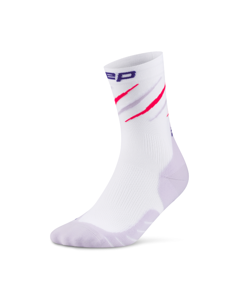 Socks Șosete compresie medii CEP Core Run Edition Claws W - alb/lila | alergare