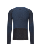 Bluză tehnică CEP Ski Merino Base Layer mânecă lungă | lână merino - black