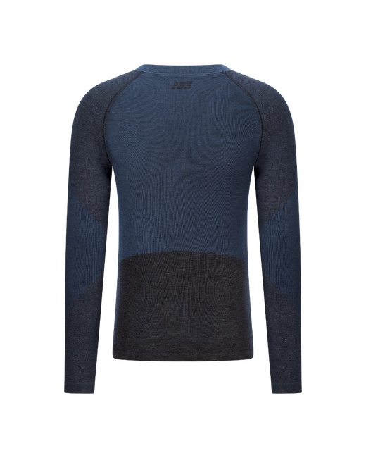 Bluză tehnică CEP Ski Merino Base Layer mânecă lungă | lână merino - black