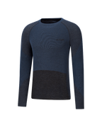 Bluză tehnică CEP Ski Merino Base Layer mânecă lungă | lână merino - black