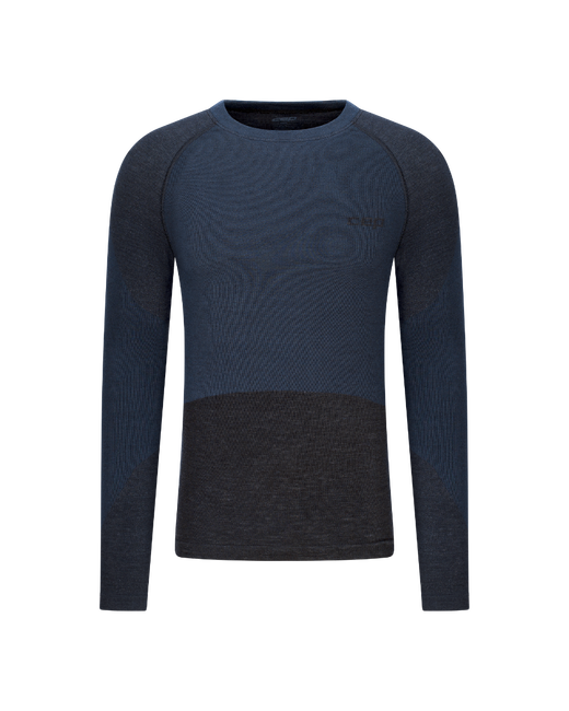 Bluză tehnică CEP Ski Merino Base Layer mânecă lungă | lână merino - black