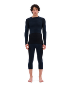 Bluză tehnică CEP Ski Merino Base Layer mânecă lungă | lână merino - black