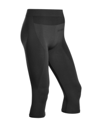 Colanți 3/4 CEP Merino Base Layer Skiing - lână merino | bărbați - black