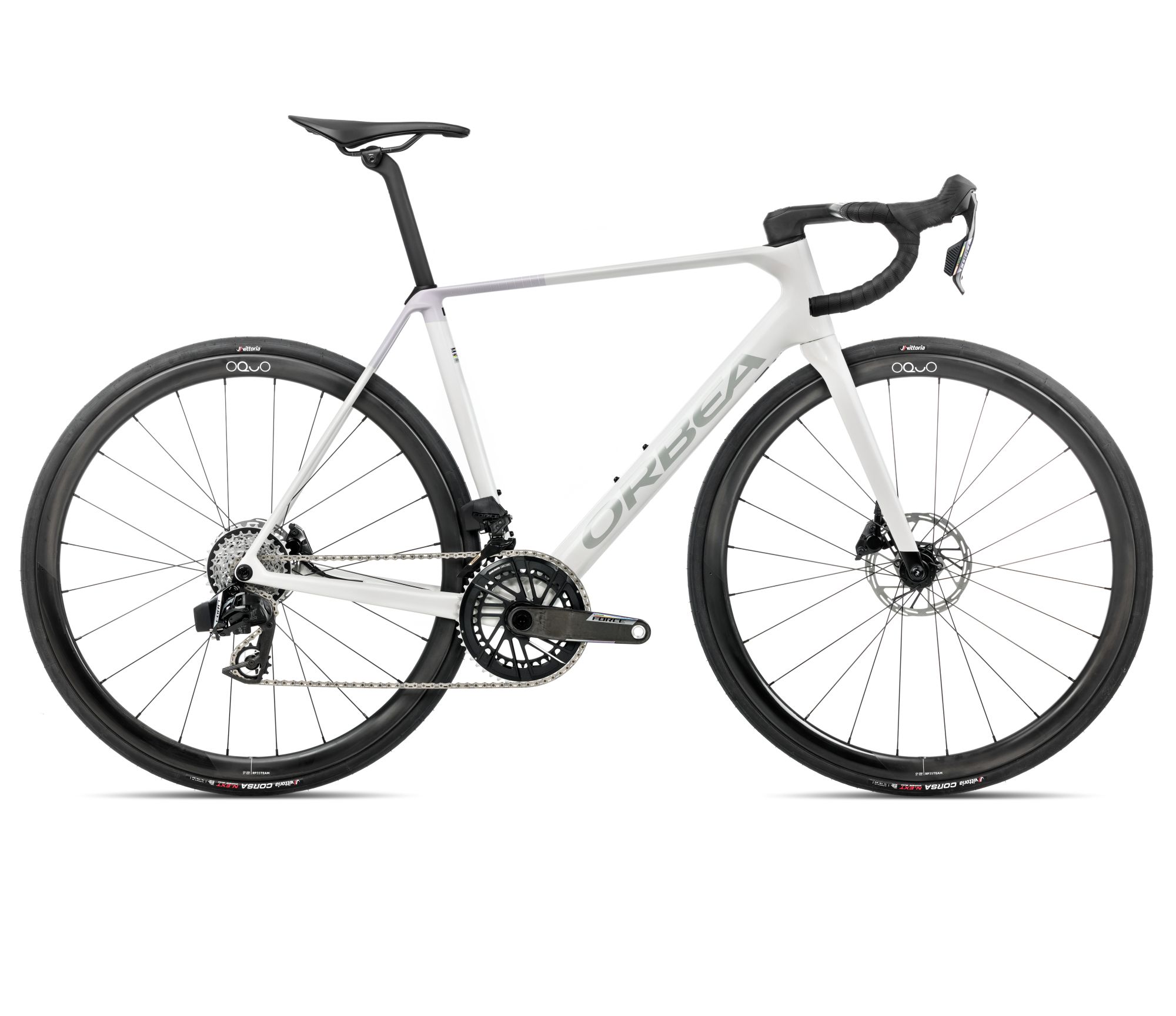 Orbea Orbea ORCA M21eTEAM (2026) - bicicletă șosea race - Iris White (Gloss)  |  Lilac (Matt)