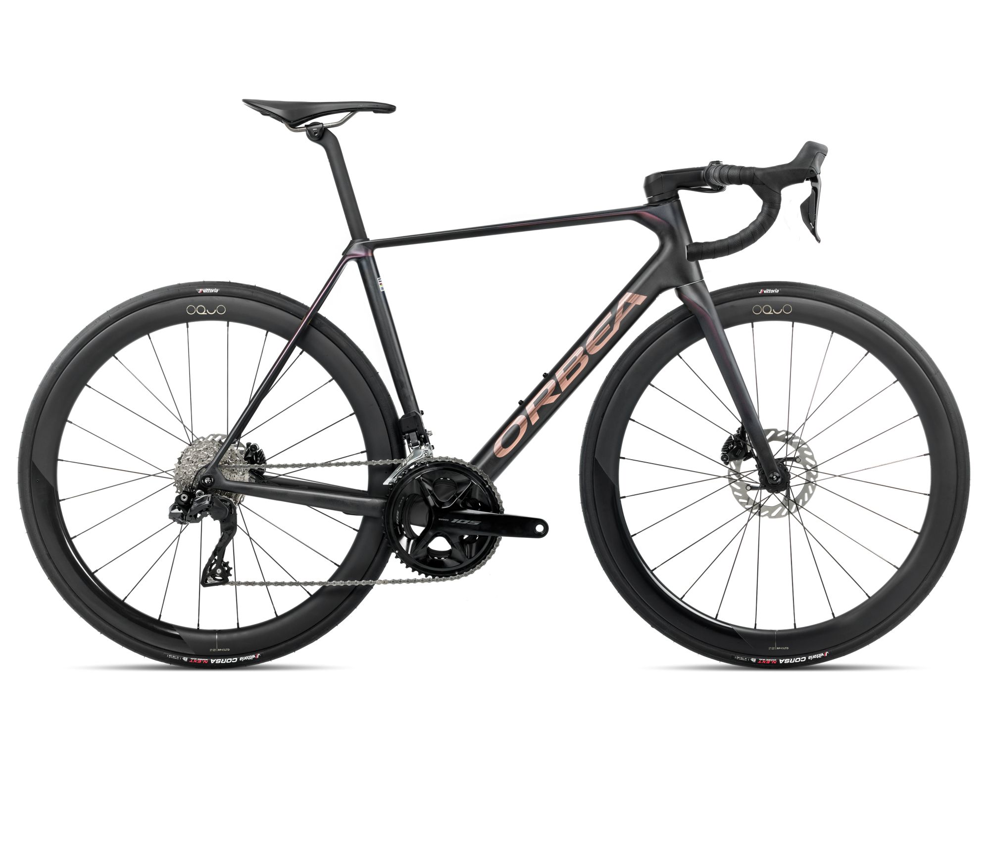 Orbea Orbea ORCA M30iLTD PWR (2026) - bicicletă șosea race - Diamond Carbon View  |  Sunset Carbon View (Matt)