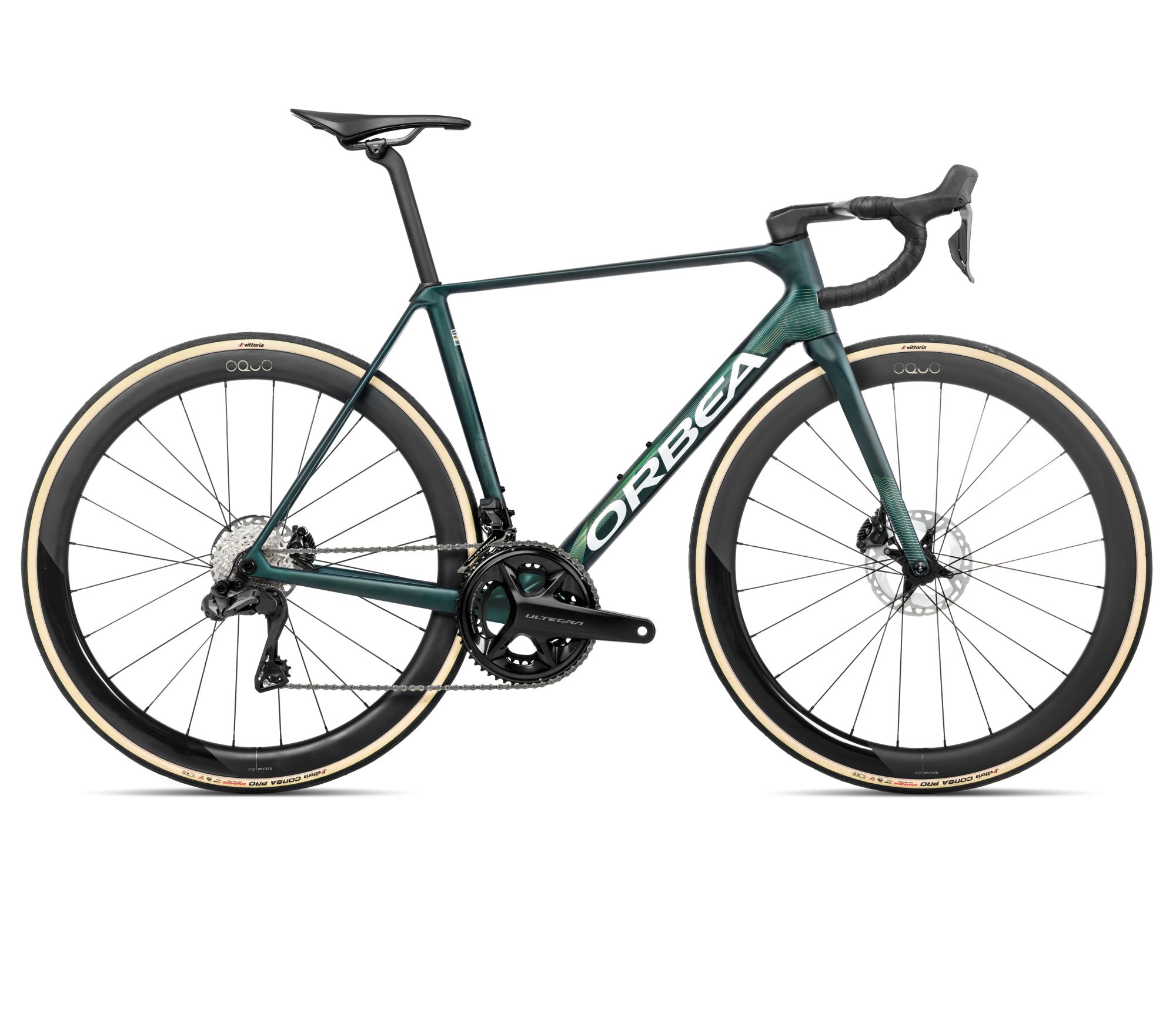 Orbea Orbea ORCA M20iLTD PWR (2026) - bicicletă șosea race - Escape Green  |  Carbon View Matt