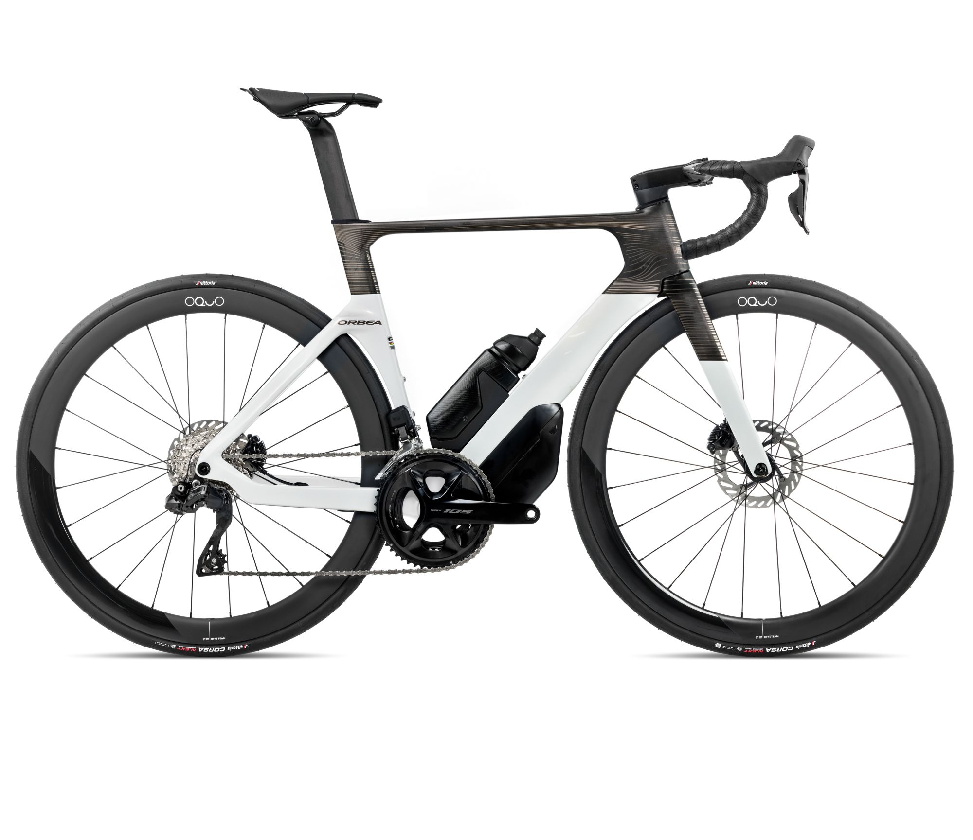 Orbea Orbea ORCA AERO M35iLTD PWR (2026) - bicicletă șosea race aero - Magic Gold (Gloss)  |  Carbon Raw (Matt)