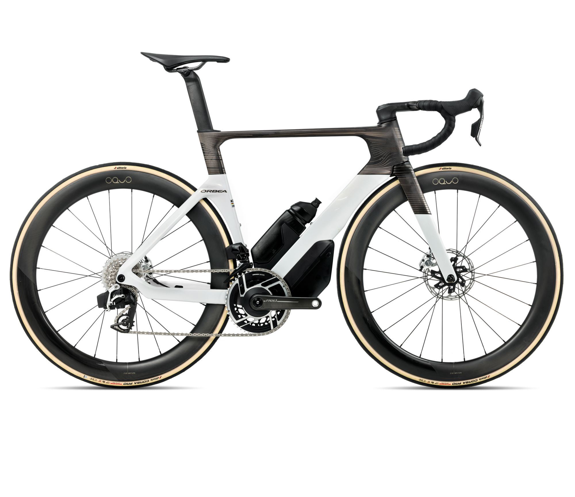 Orbea Orbea ORCA AERO M11eLTD (2026) - bicicletă șosea race aero - Magic Gold (Gloss)  |  Carbon Raw (Matt)