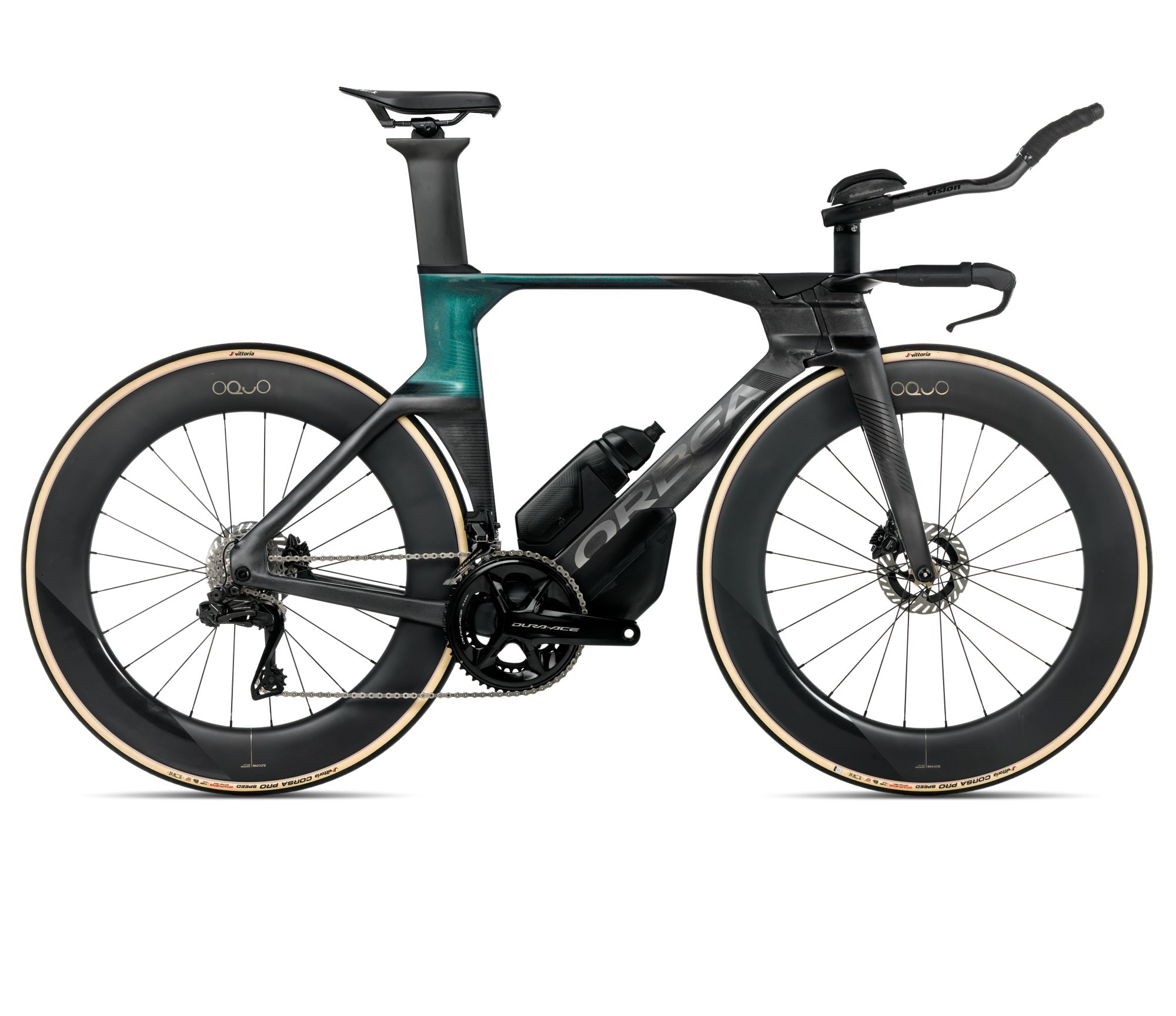 Orbea Orbea ORDU M10iLTD (2026) - bicicletă șosea triatlon - Diamond Carbon View (Matt)  |  Evasion Green (Gloss)
