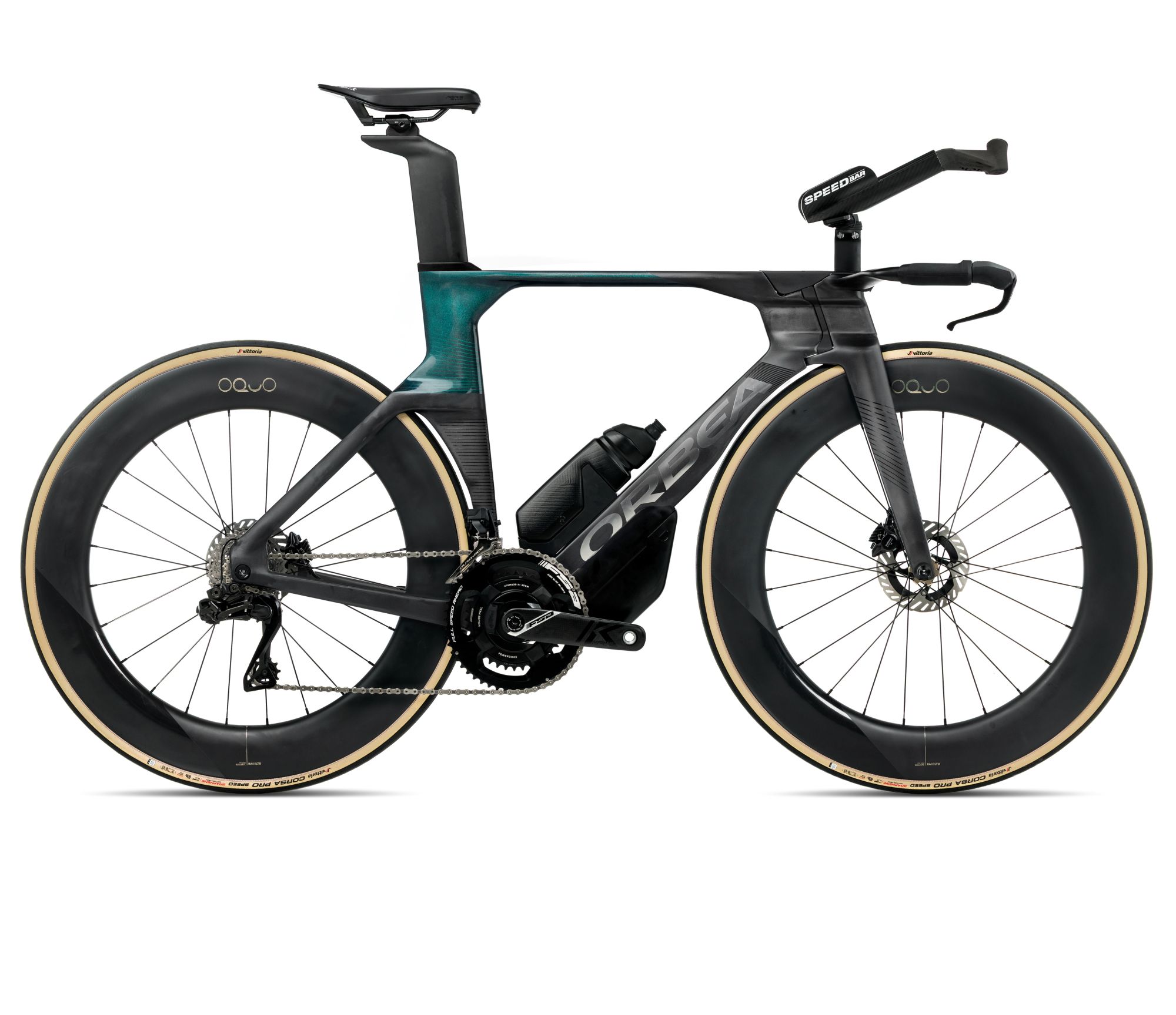 Orbea Orbea ORDU M10iLTD UCI (2026) - bicicletă șosea triatlon - Diamond Carbon View (Matt)  |  Evasion Green (Gloss)