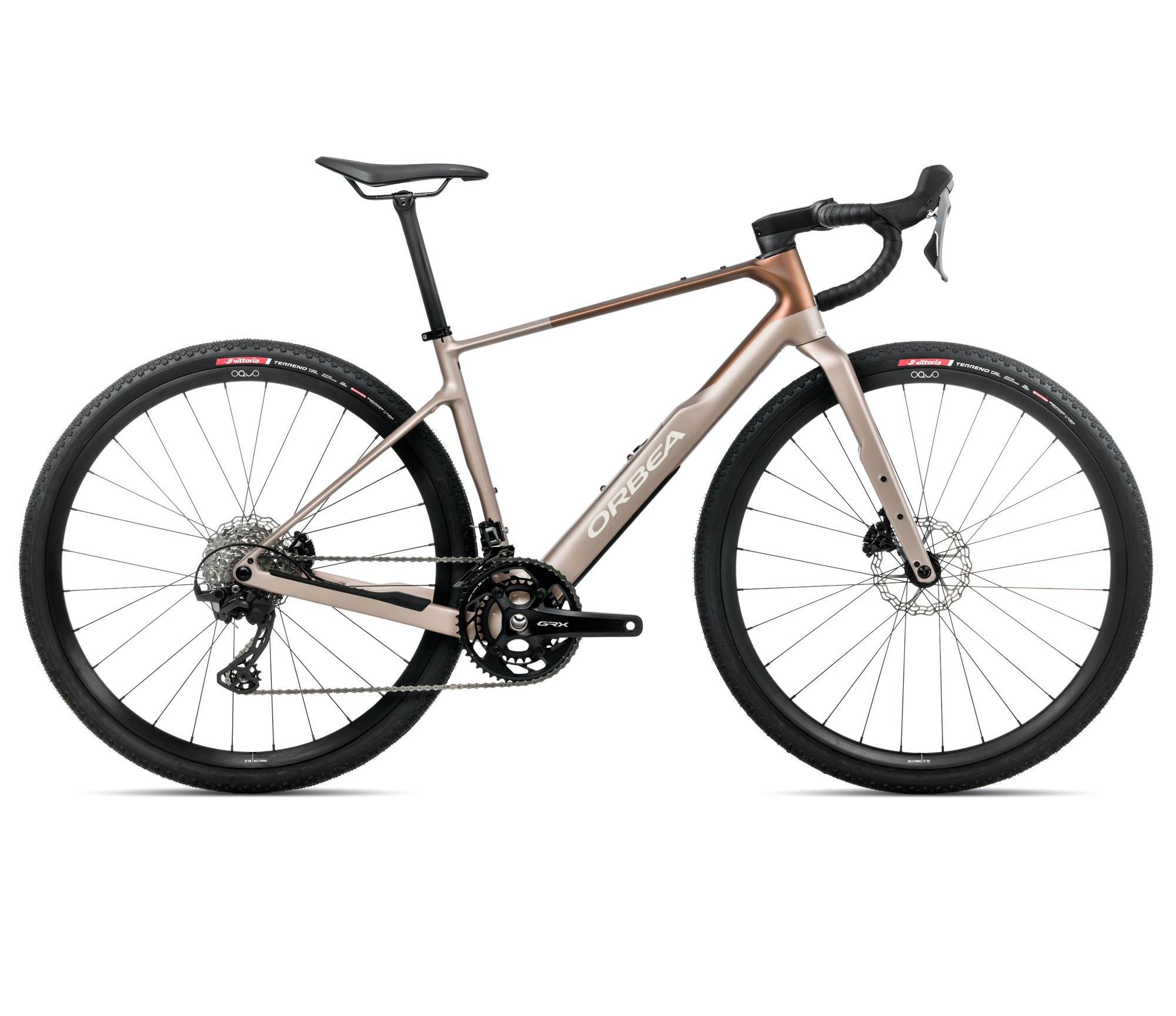Orbea Orbea TERRA M20TEAM (2026) - bicicletă gravel - Nickel  |  Met Cinnamon (Matt)