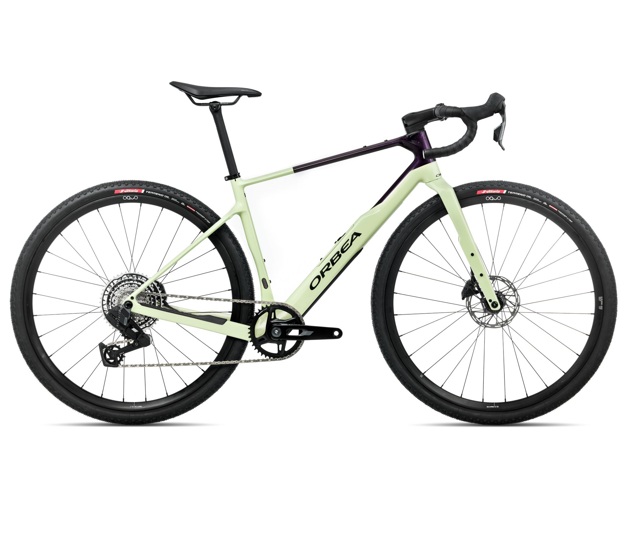 Orbea Orbea TERRA M31eTEAM 1X (2026) - bicicletă gravel - Acid Gum  |  Fantasy Purple Carbon View (Gloss)
