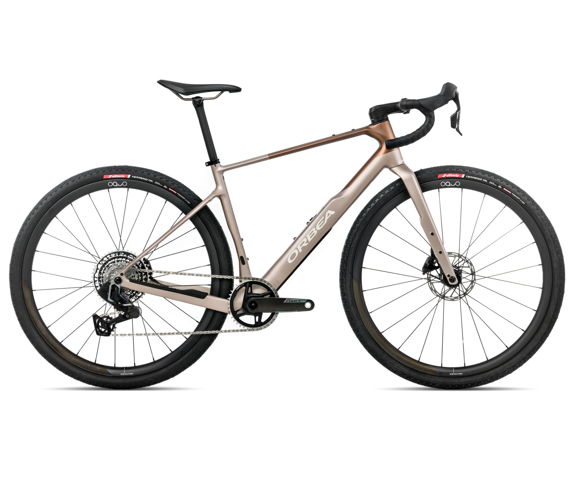Orbea Orbea TERRA M21eTEAM 1X (2026) - bicicletă gravel - Nickel  |  Met Cinnamon (Matt)