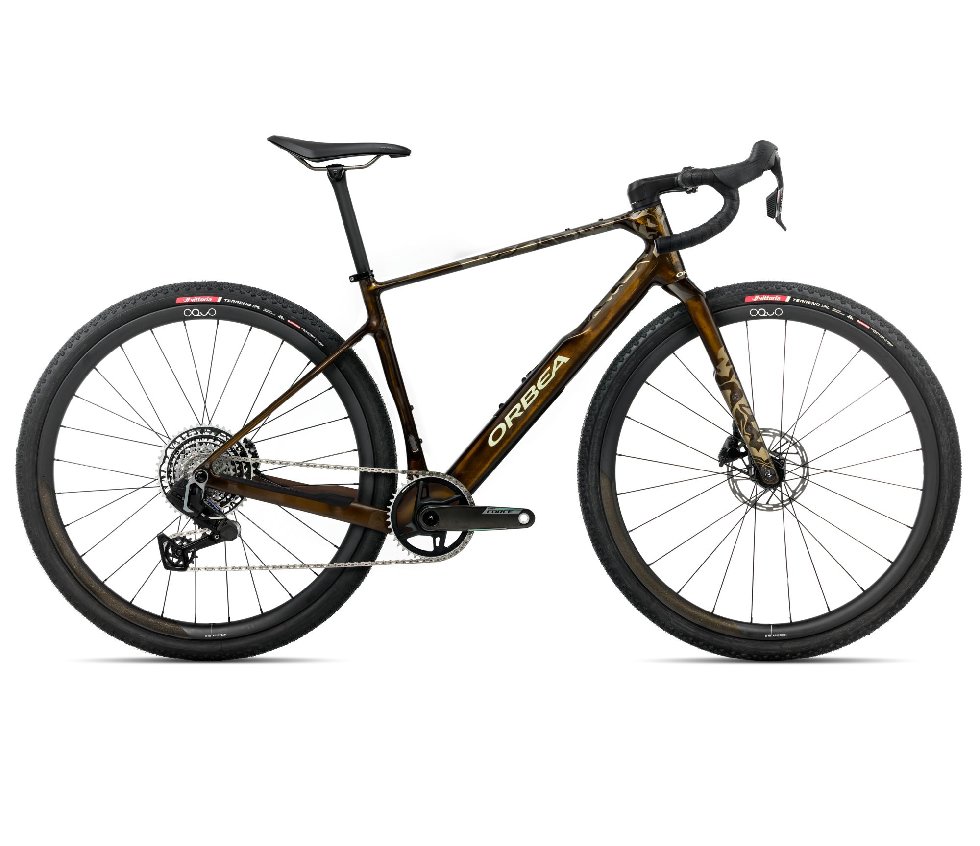 Orbea Orbea TERRA M21eTEAM 1X (2026) - bicicletă gravel - Caramel Carbon View (Gloss)