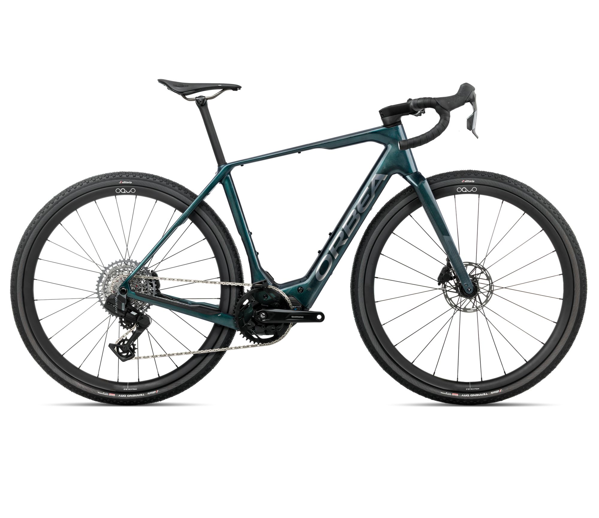 Orbea Orbea DENNA M31e (2026) - bicicletă electrică gravel - Escape Green Gloss  |  Foggy Matt