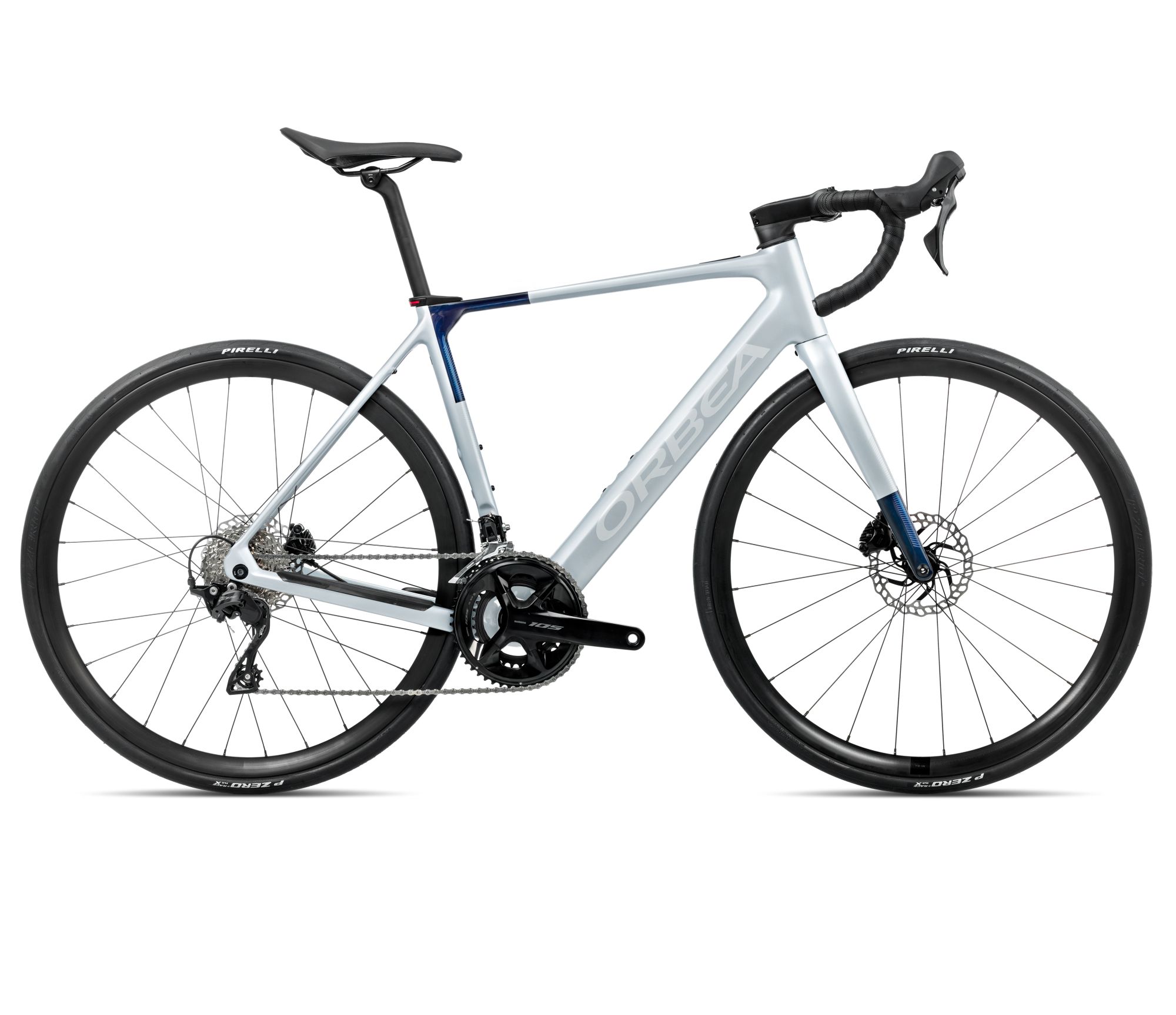 Orbea Orbea GAIN M30
 (2026) - bicicletă electrică șosea - Halo Silver (Matt)  |  Blue Carbon View (Gloss)