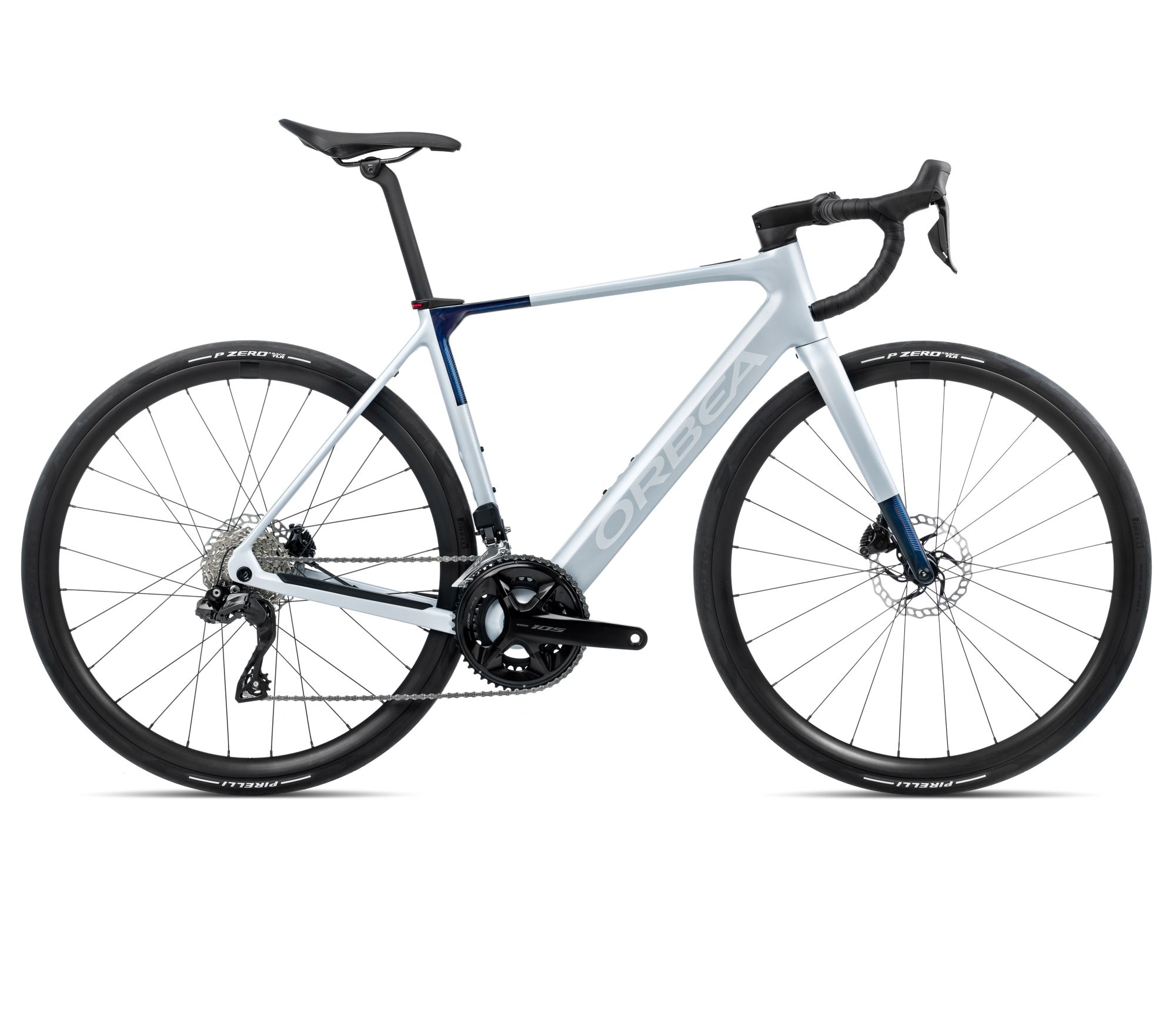 Orbea Orbea GAIN M30i
 (2026) - bicicletă electrică șosea - Halo Silver (Matt)  |  Blue Carbon View (Gloss)