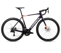 Orbea GAIN M10i (2026) - bicicletă electrică șosea - Fantasy Purple Carbon View (Gloss)  |  Orange Cloud (Matt)