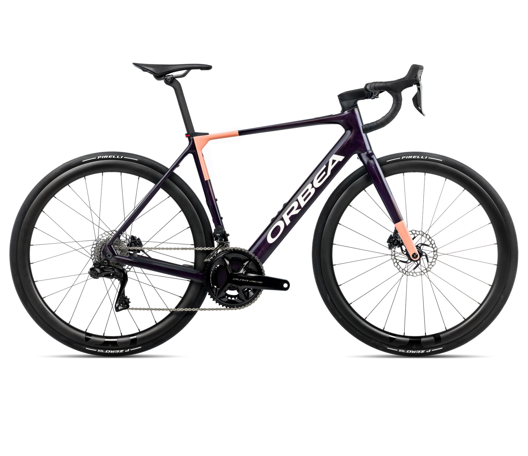 Orbea Orbea GAIN M10i
 (2026) - bicicletă electrică șosea - Fantasy Purple Carbon View (Gloss)  |  Orange Cloud (Matt)