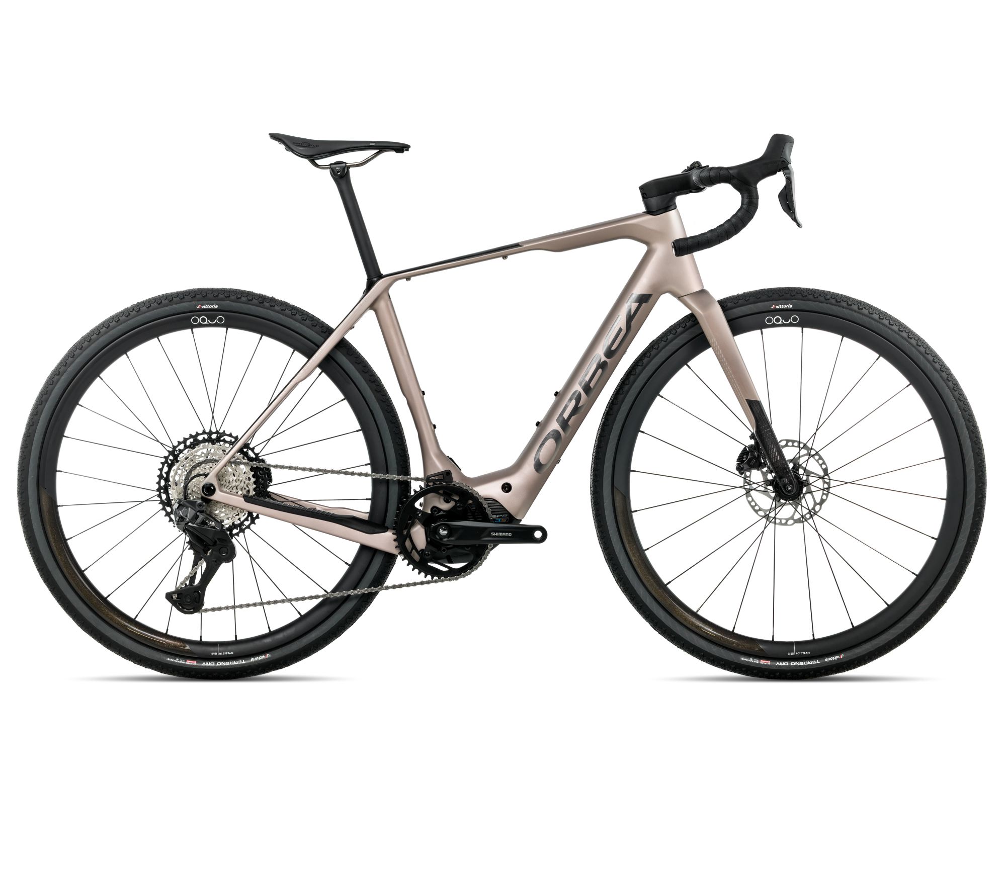Orbea Orbea DENNA M20i
 (2026) - bicicletă electrică gravel - Nickel Matt  |  Carbon Raw Gloss