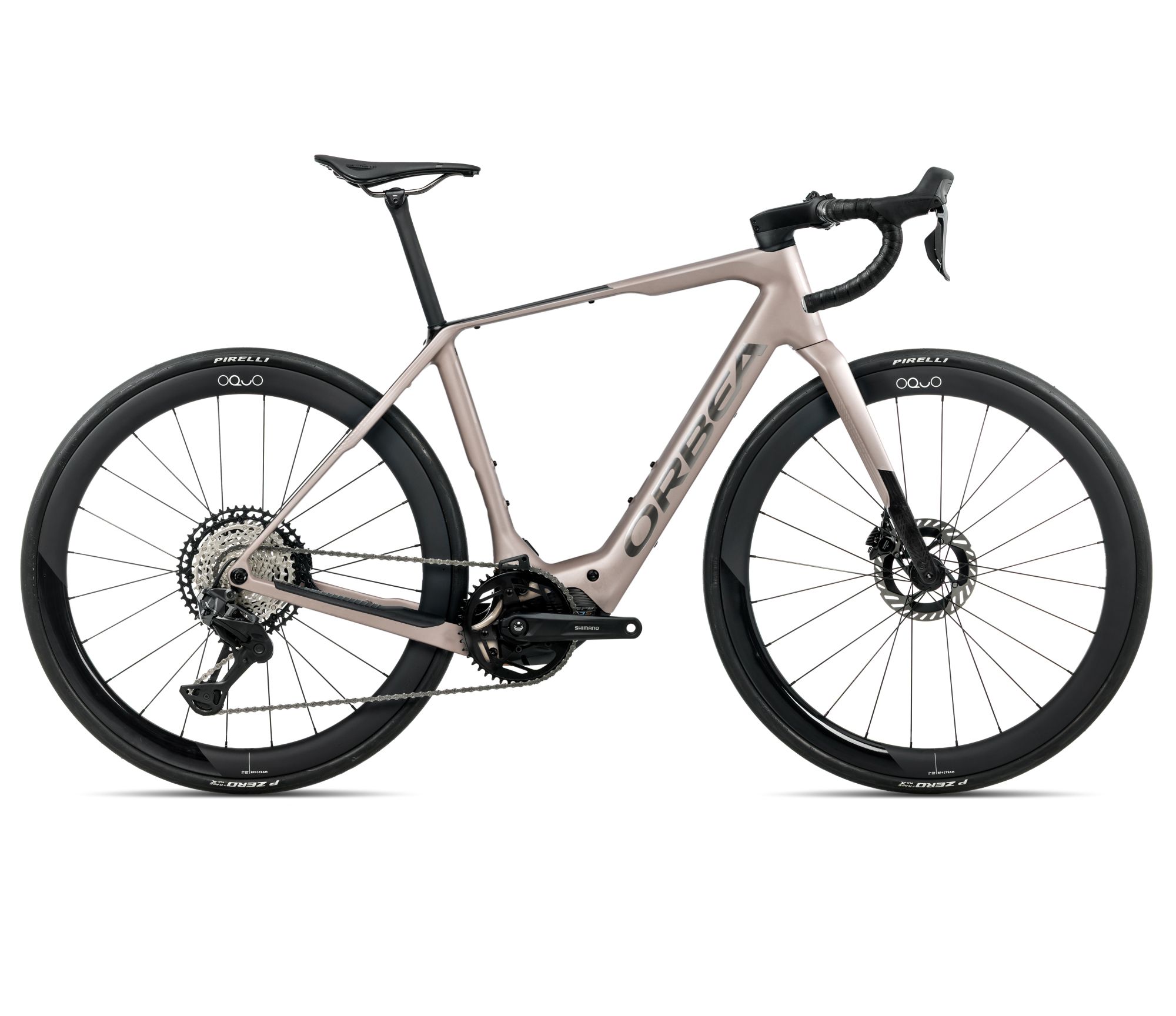 Orbea Orbea DENNA M10i
 (2026) - bicicletă electrică gravel - Nickel Matt  |  Carbon Raw Gloss