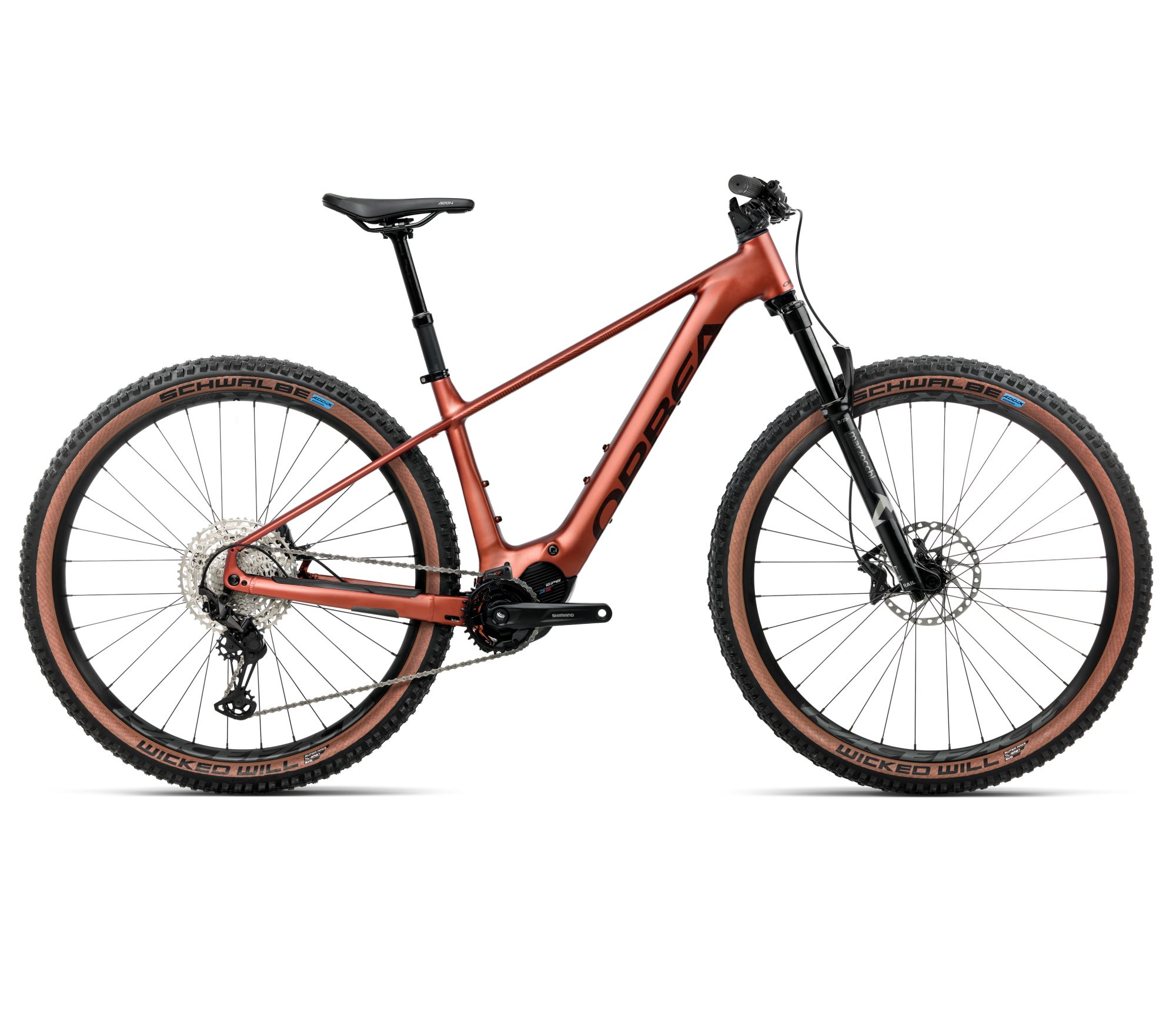 Orbea Orbea URRUN 10 (2026) - bicicletă electrică MTB hardtail - Mars Red (Matt)  |  Cosmic Bronze (Gloss)