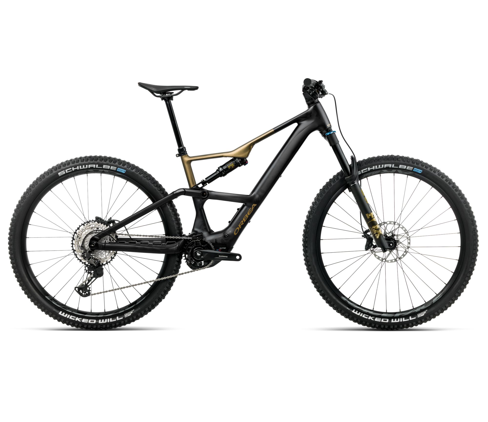 Orbea Orbea RISE SL H10 (2026) - bicicletă electrică eMTB Trail - Diamond Black  |  Splash Olive Green (Matt)