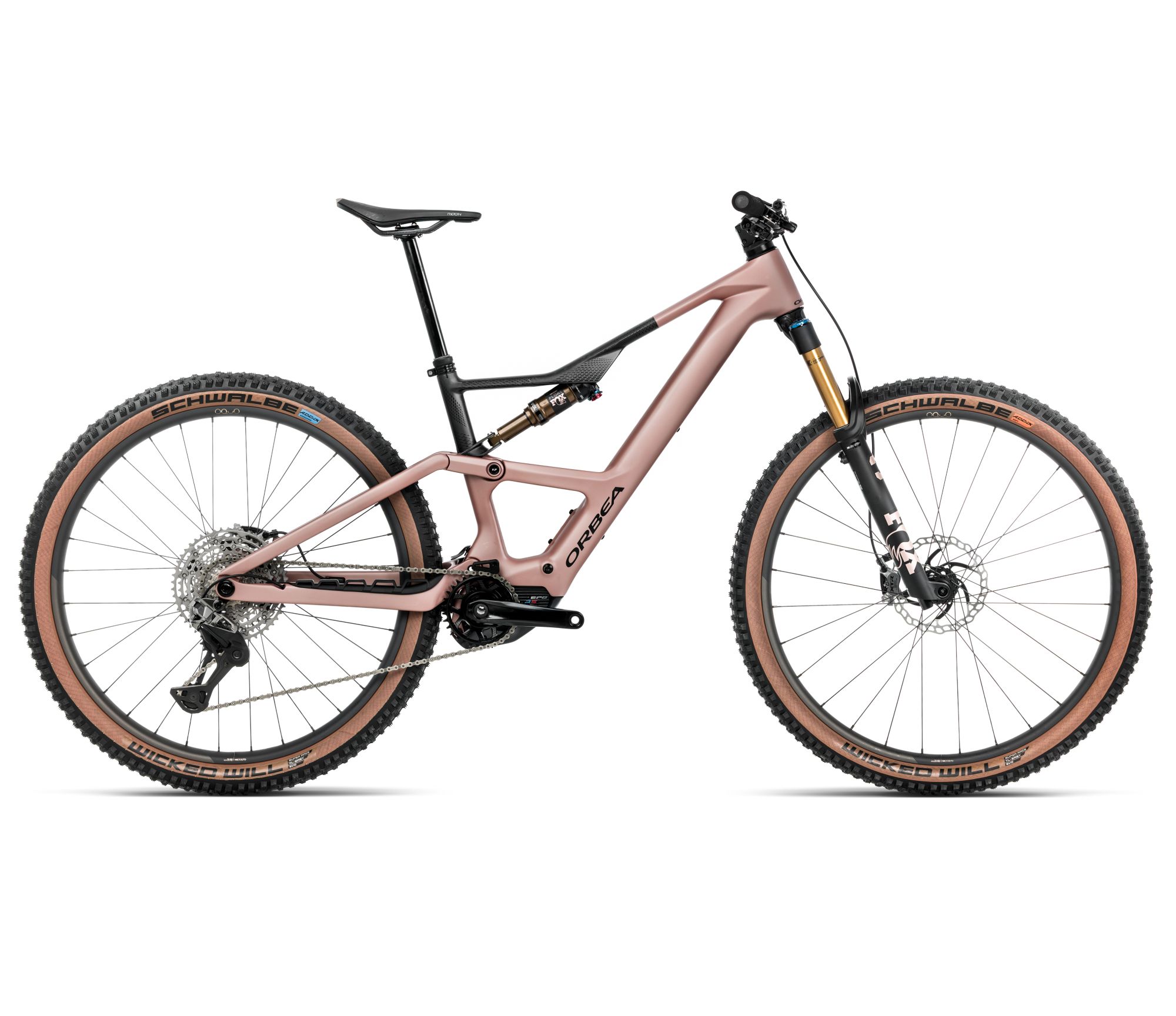 Orbea Orbea RISE SL M-LTD 420W (2026) - bicicletă electrică eMTB Trail - Desert Rose  |  Carbon Raw (Matt)