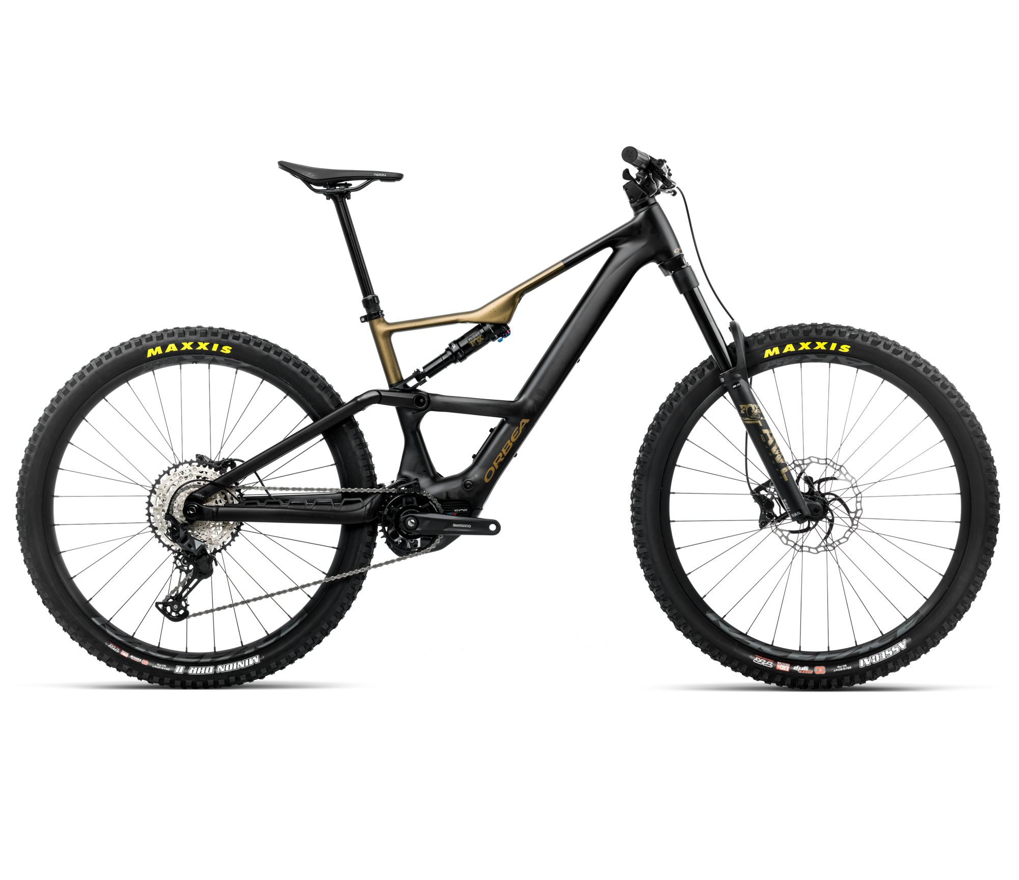 Orbea Orbea RISE LT H20 (2026) - bicicletă electrică eMTB Trail - Diamond Black  |  Splash Olive Green (Matt)