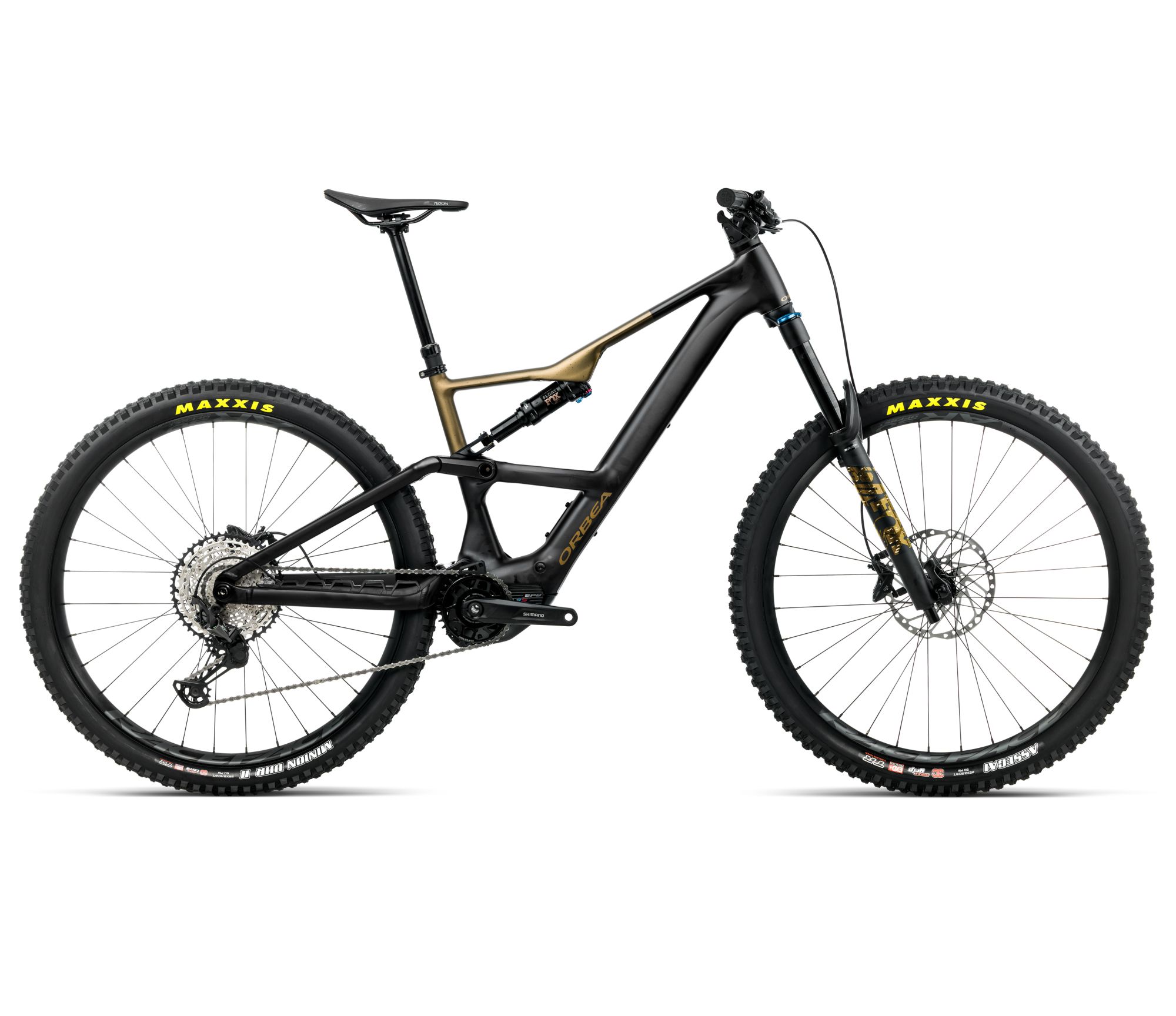 Orbea Orbea RISE LT H10 (2026) - bicicletă electrică eMTB Trail - Diamond Black  |  Splash Olive Green (Matt)