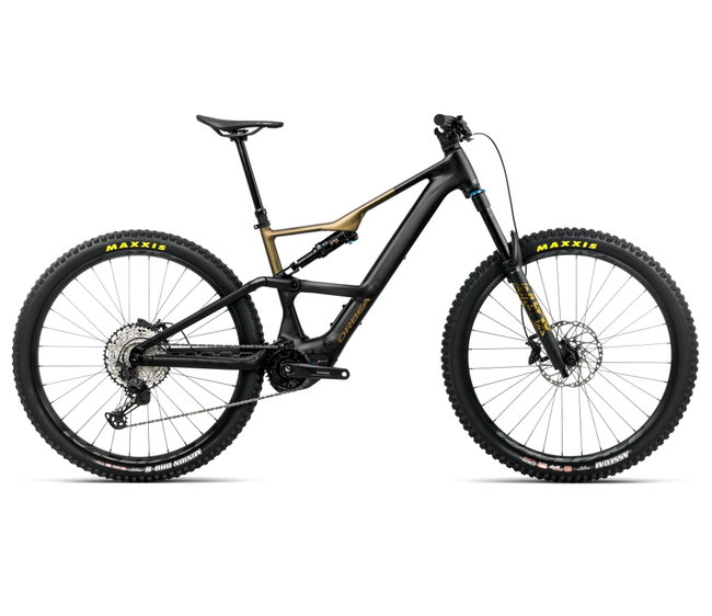 Orbea RISE LT H10 (2026) - bicicletă electrică eMTB Trail - Diamond Black | Splash Olive Green (Matt)