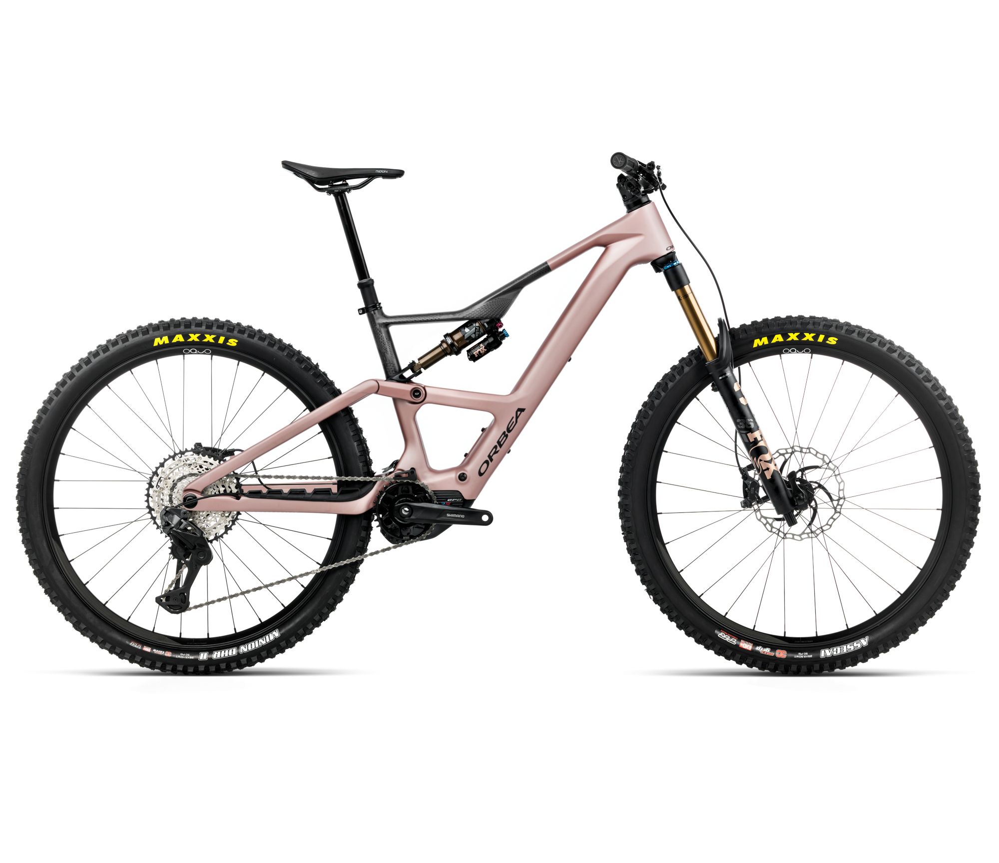 Orbea Orbea RISE LT M10 420W (2026) - bicicletă electrică eMTB Trail - Desert Rose  |  Carbon Raw (Matt)