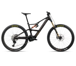 Orbea RISE LT M-TEAM 420W (2026) - bicicletă electrică eMTB Trail - Cosmic Carbon View  |  Golden Sand (Gloss)