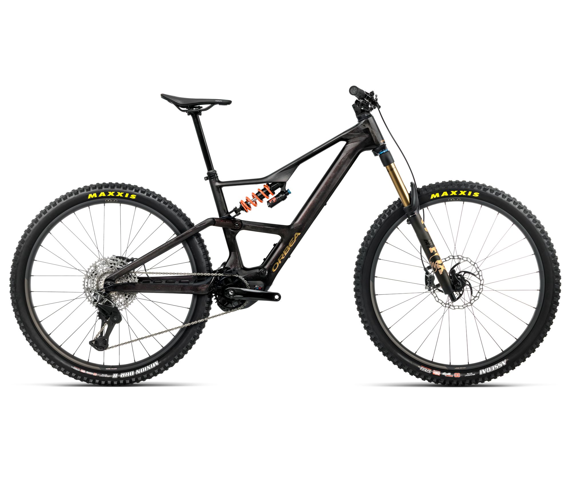 Orbea Orbea RISE LT M-TEAM 420W (2026) - bicicletă electrică eMTB Trail - Cosmic Carbon View  |  Golden Sand (Gloss)