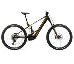 Orbea WILD M10 (2026) - bicicletă electrică eMTB Enduro - Caramel Carbon View (Gloss)  |  Cream White (Matt)