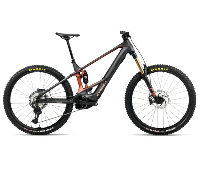 Orbea WILD M-TEAM (2026) - bicicletă electrică eMTB Enduro - Diamond Carbon View (Matt)  |  Mars Red (Gloss)