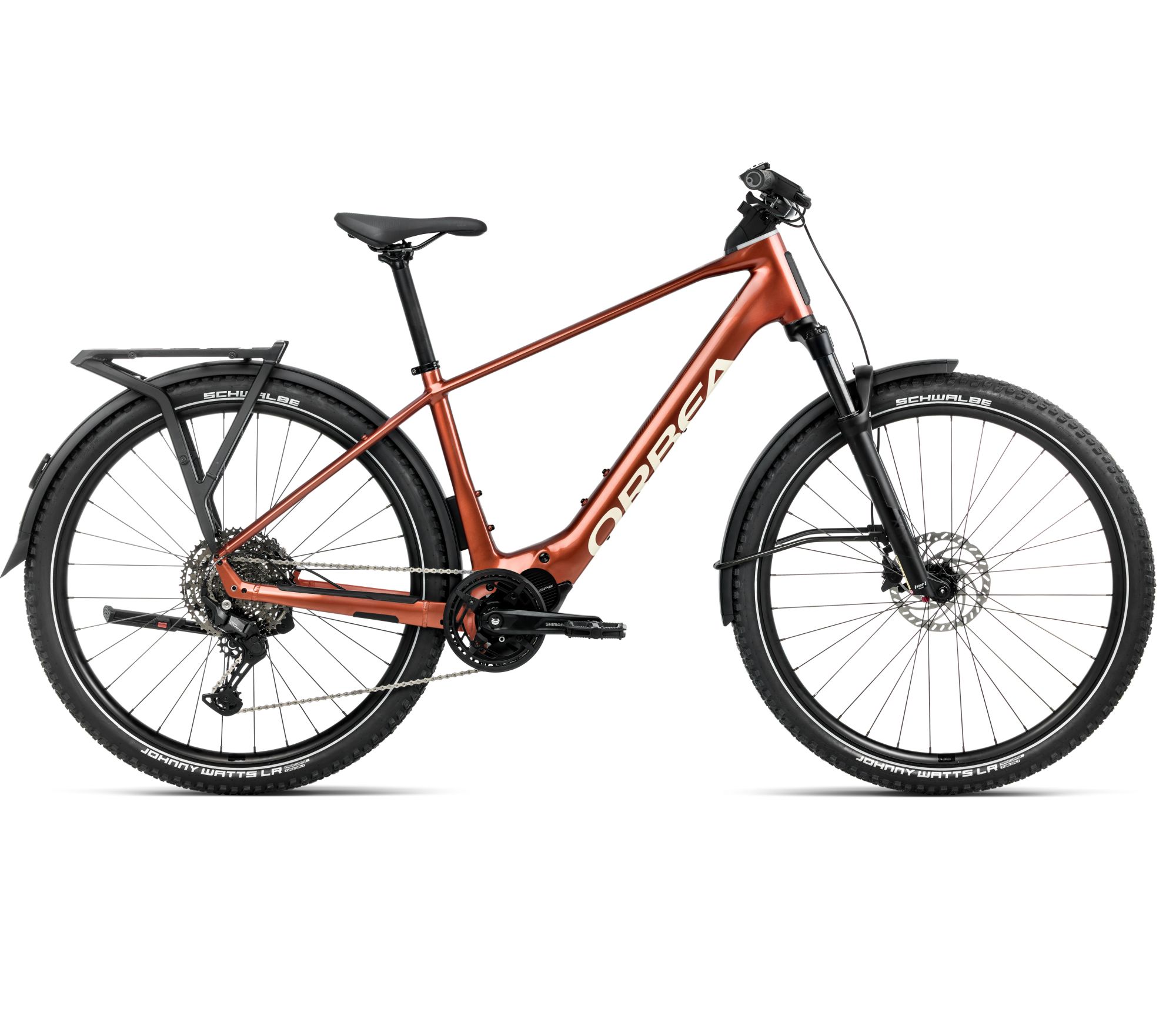 Orbea Orbea KEMEN ADV 20 (2026) - bicicletă electrică urbană - Mars Red  |  Ivory White (Gloss)