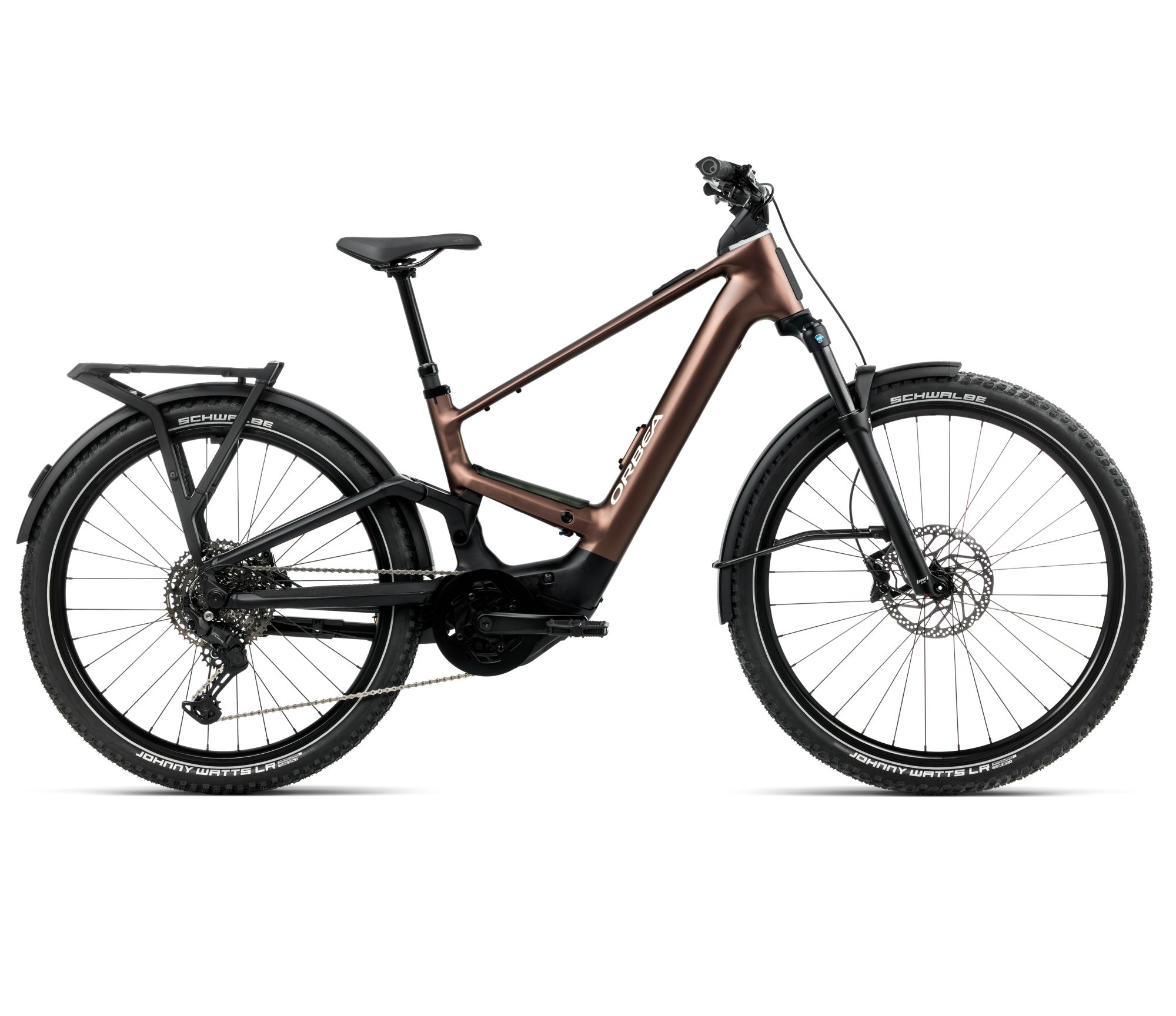 Orbea Orbea MUGA 30 (2026) - bicicletă electrică urbană - Metallic Rust  |  Diamond Black (Matt)