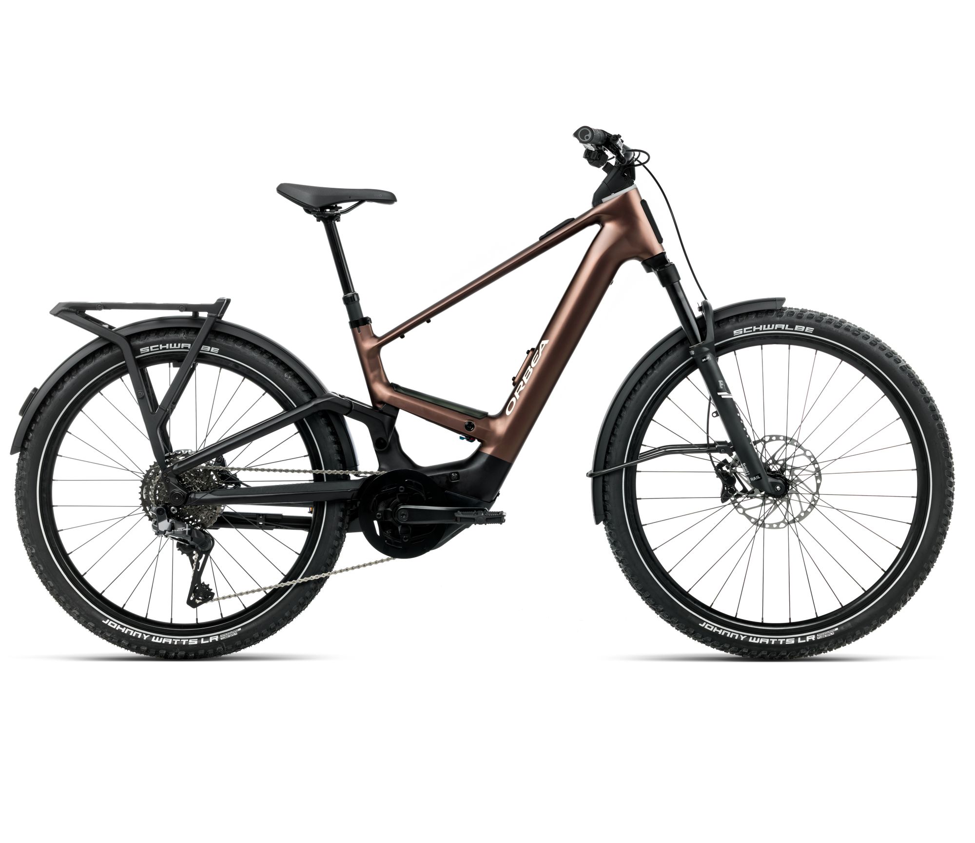 Orbea Orbea MUGA 20 (2026) - bicicletă electrică urbană - Metallic Rust  |  Diamond Black (Matt)