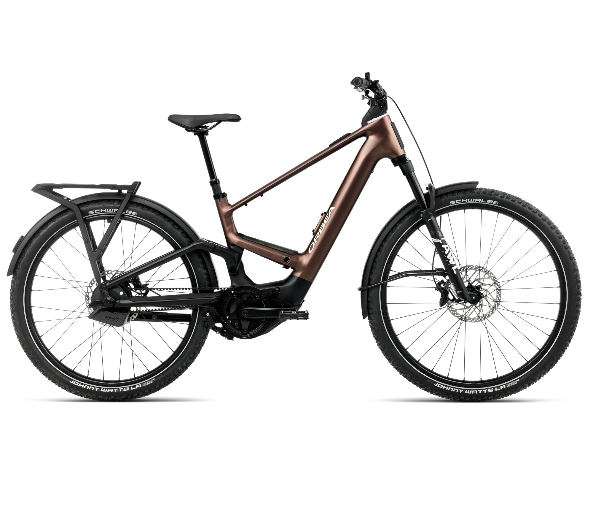 Orbea Orbea MUGA 10 (2026) - bicicletă electrică urbană - Metallic Rust  |  Diamond Black (Matt)