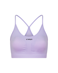 Bustieră alergare CEP Core Run Light Support Bra | susținere ușoară - lilac