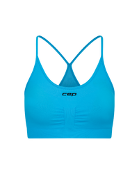 Bustieră alergare CEP Core Run Light Support Bra | susținere ușoară - light blue