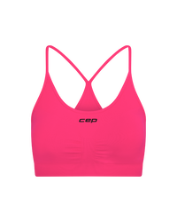 Bustieră alergare CEP Core Run Light Support Bra | susținere ușoară - pink