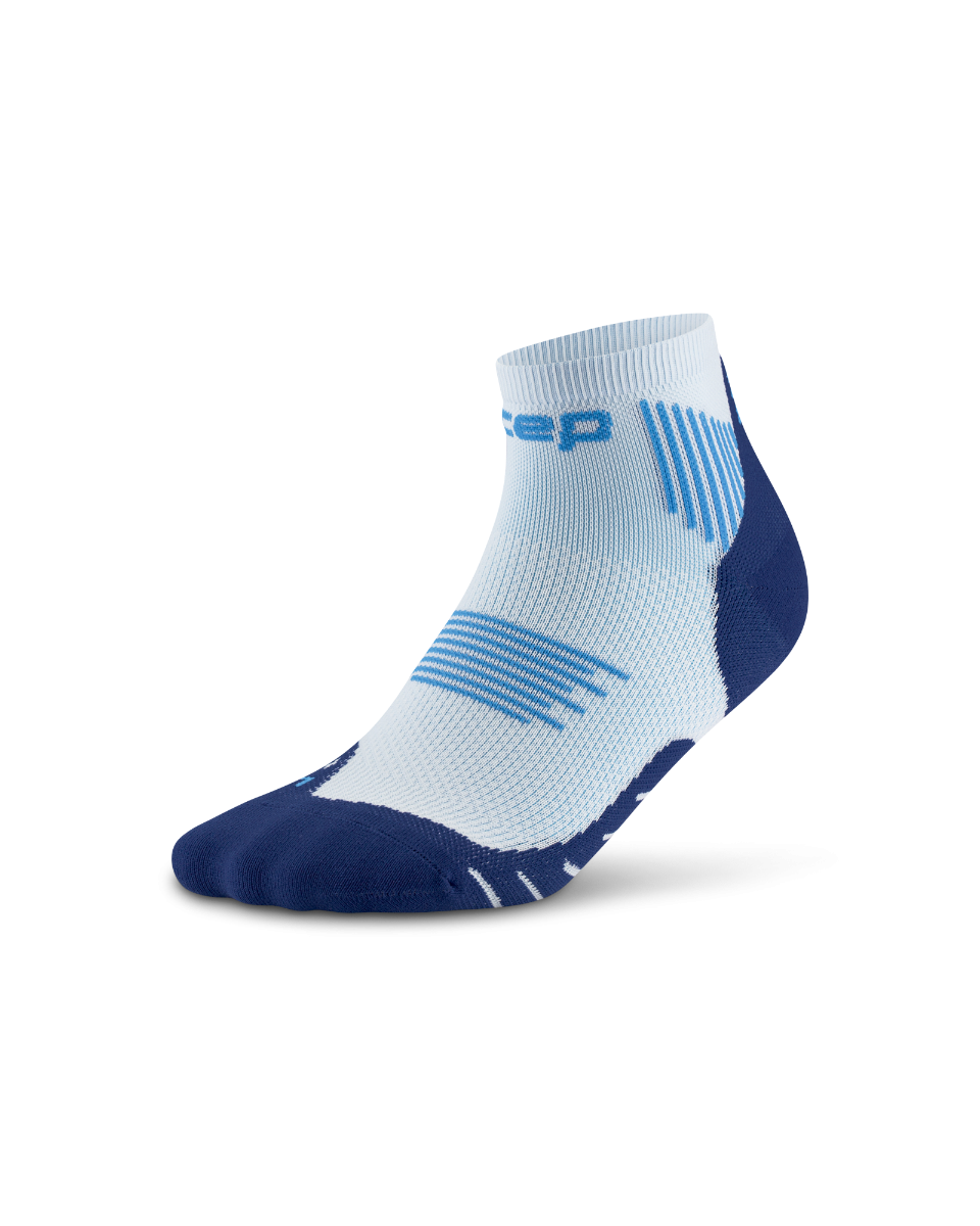 Bicycle Activewear Șosete compresie alergare CEP Run 5.0 Low Cut - ice/albastru | recuperare îmbunătățită