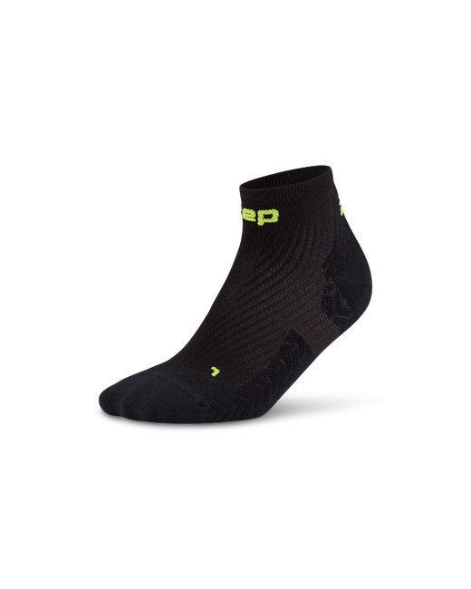 Șosete compresie scurte CEP Run Ultralight 4.0 - negru | tehnologie germană