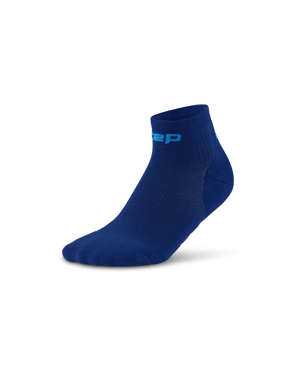 Șosete compresie alergare CEP Run 5.0 Low Cut - bleumarin | recuperare îmbunătățită