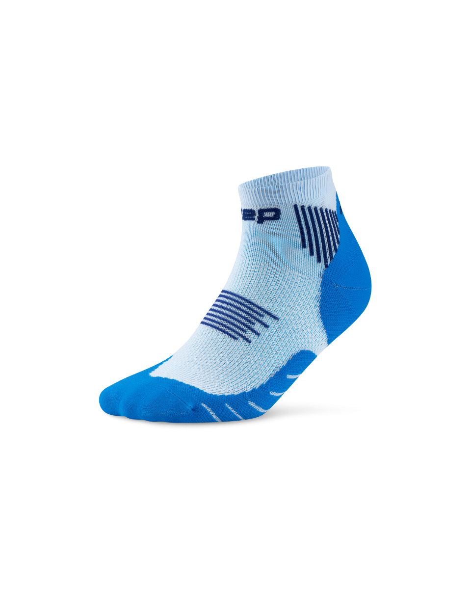 Bicycle Activewear Șosete compresie scurte CEP Run 5.0 - albastru/ice | femei alergare