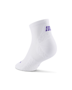 Șosete compresie scurte CEP Run Ultralight 4.0 - alb | tehnologie germană